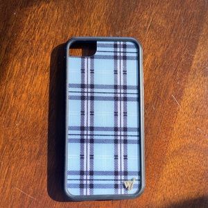 Blue Wildflower iPhone 6 7 8 phone case